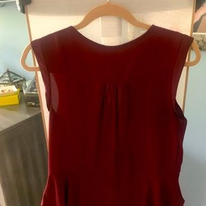 Mossimo cranberry small top